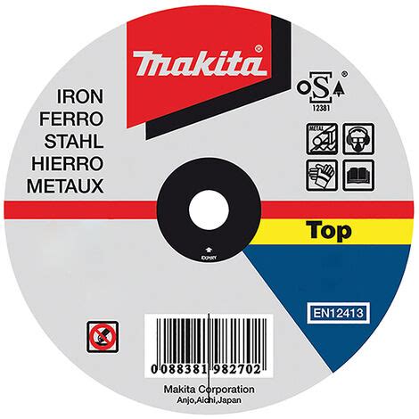 Makita P Disque Tron Onner M Tal Extra Fin Mm