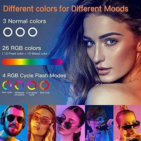 RGB LED Soft Ring Light MJ 26 10 Inch Photography Photography