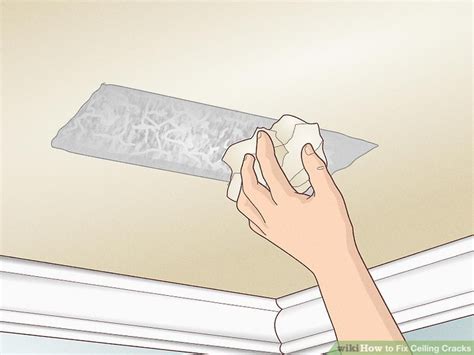 How To Fix Ceiling Cracks 13 Steps With Pictures Wikihow