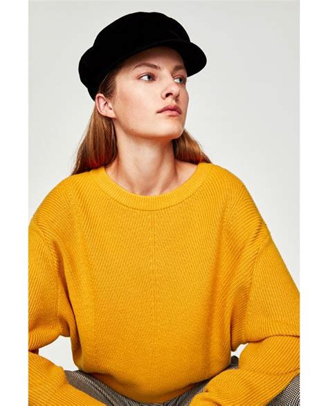 Image 4 Of Round Neck Sweater From Zara Crop Top Sweater Sleeveless