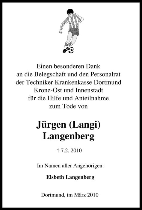 Traueranzeigen von Jürgen Langenberg Trauer in NRW de