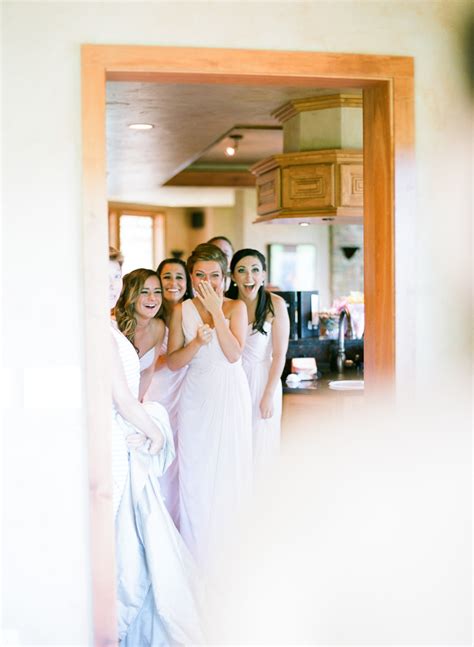 Bridesmaids First Look Elizabeth Anne Designs The Wedding Blog