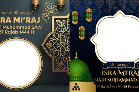 Terbaru Link Twibbon Isra Miraj Desain Keren Gratis Unduh Dan