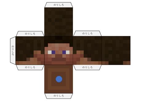 【工作】マイクラペーパークラフトを自作！｜スティーブ編