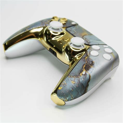 Nevermarble Gold Marble PS5 Controller Killscreen