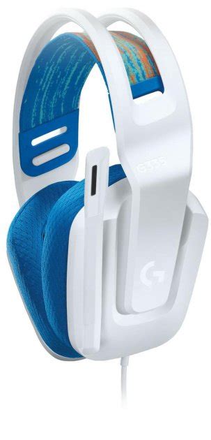 Гарнитура проводная Logitech G335 Wired Gaming (981-001018) Белый/Синий ...