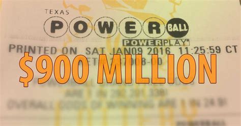 Powerball Jackpot Reaches 900 Million Texarkana Today