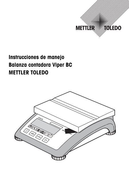 Instrucciones De Manejo METTLER TOLEDO