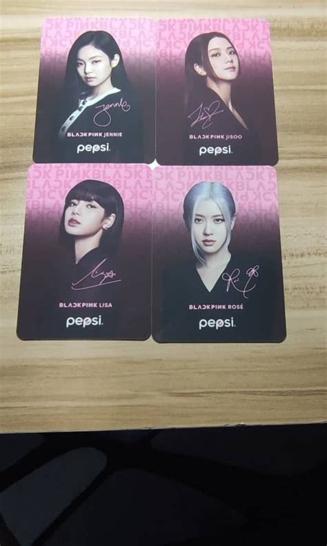 Pepsi Blackpink Photocard Hobbies Toys Collectibles Memorabilia