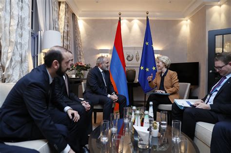 Nikol Pashinyan And Ursula Von Der Leyen Discuss Issues Related To