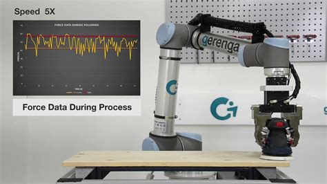 Universal Robots Force Control Surface Grinding Youtube