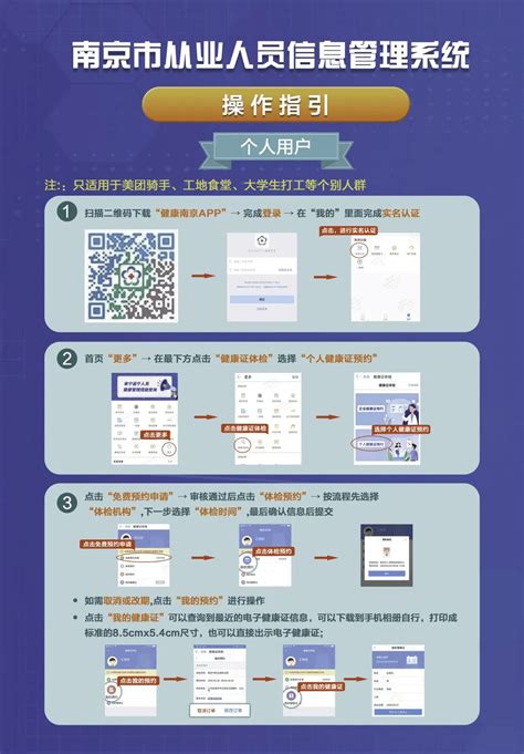 南京健康证办理流程企业申请个人申请体检须知 南京慢慢看