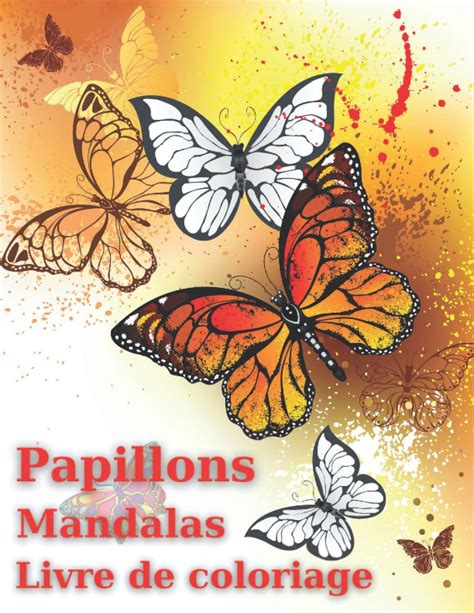 Buy Papillons Mandalas Livre De Coloriage Pages De Coloriage Pour