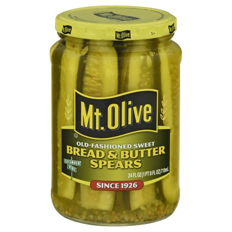 Save On Mt Olive Bread Butter Pickles Old Fashioned Sweet Spears