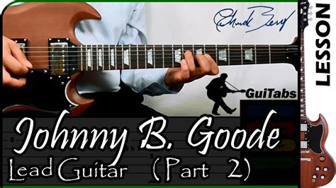 How To Play JOHNNY B GOODE Solo Ending Chuck Berry GUITAR