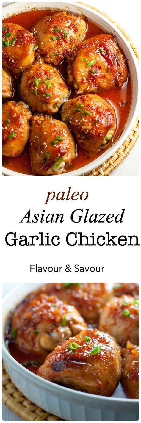 Asian Glazed Garlic Chicken Flavour And Savour Recipe Garlic