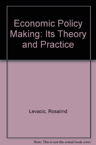 『economic Policy Making Its Theory And Practice』｜感想・レビュー 読書メーター