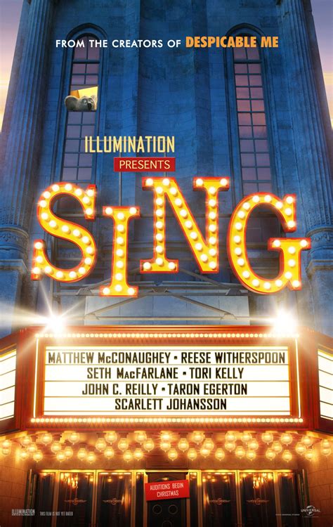 In Theaters December Illumination Studios Illumination Sing