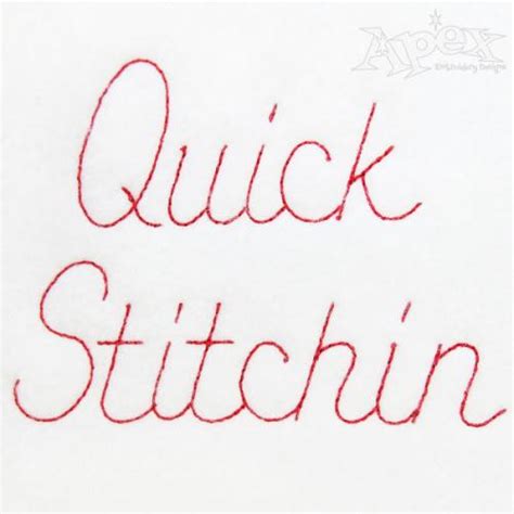 Stitch Cursive Font