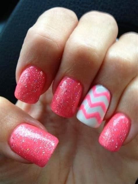 Cute Pink Nail Designs For Pepino Nail Art Design Chevron