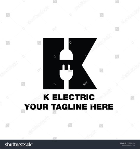 Logo Abstract Electric Letter K Stock Vector (Royalty Free) 1351991894 ...