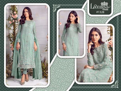 ZIAALAXURIA 1328 BY LAXURIA TRENDZ GEORGETTE PAKISTANI FULL STICHED