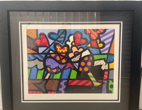 Romeo Britto Signed And Numbered Lithograph Celebrating Etsy