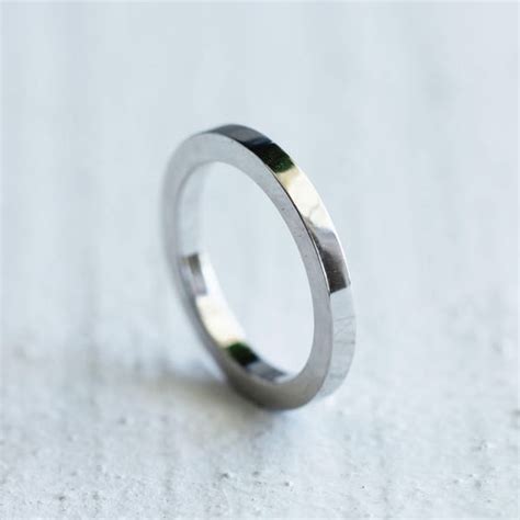 Platinum Wedding Band - Etsy