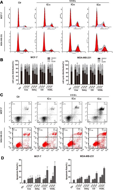 Effects On Cell Cycle And Apoptosis Of Breast Cancer Cells After Cos