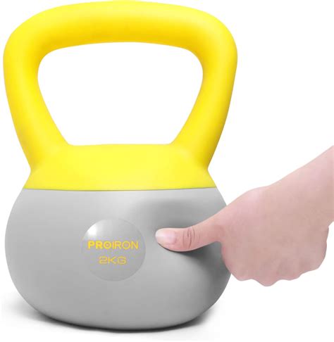 Proiron Kettlebell Pvc Soft Kettlebell Weights Strength Training