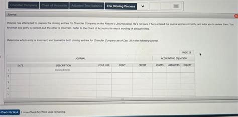 Solved Chandler Company Chander Company Is Owned By Roscoe Chegg