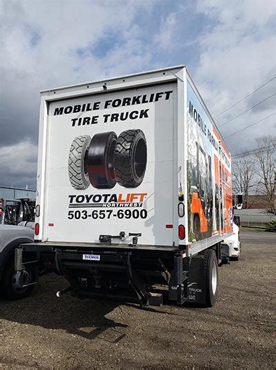 Toyota Lift Northwest Rolls Out Mobile Tire Service Toyota Lift Northwest