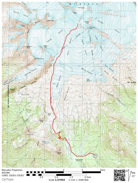 Mountaineering At Mount Baker Backcountry Sights