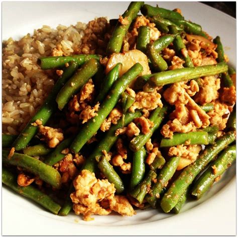 Asian Ground Turkey And Green Bean Stir Fry The Lemon Bowl® Recipe