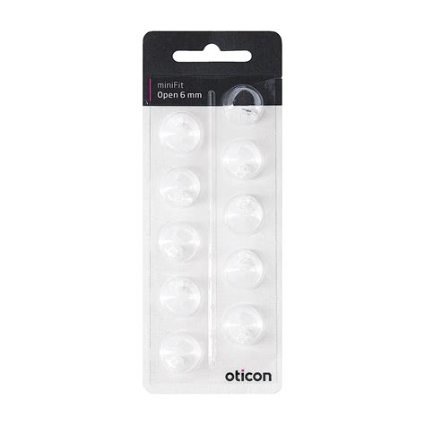 Oticon Minifit Open 6mm Buy Hearing Aid Domes Online Now — Shop Omni