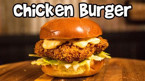 Best Crispy Chicken Burger Recipe Or Sandwich If You Like To Call It That Youtube