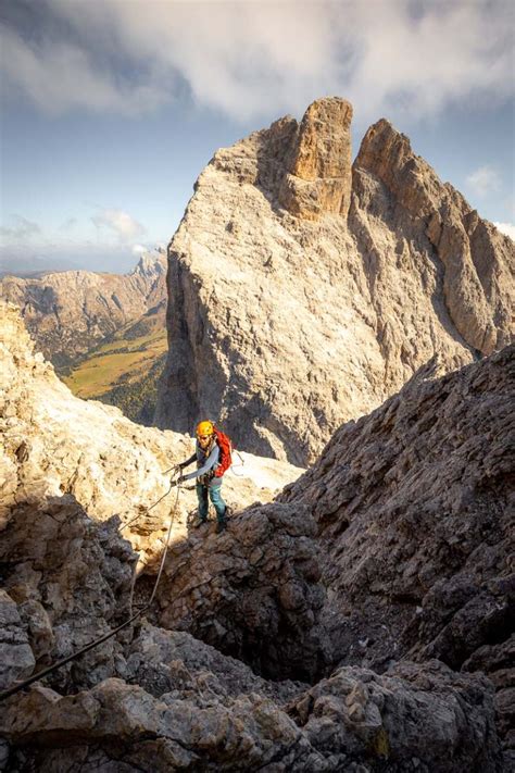 Via Ferrata Sass Rigais To The Highest Summit In The Odle Geisler Group