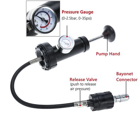 Pack Radiator Pressure Tester Coolant Vacuum Refill Kit Type Cooling