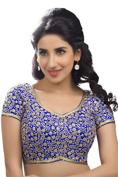 Royal Blue Festive Wear Soft Silk Lovely Lovely With Sweetheart Neck