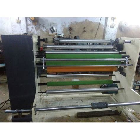 Accurate Mild Steel Self Protection Bopp Tape Slitting Machine