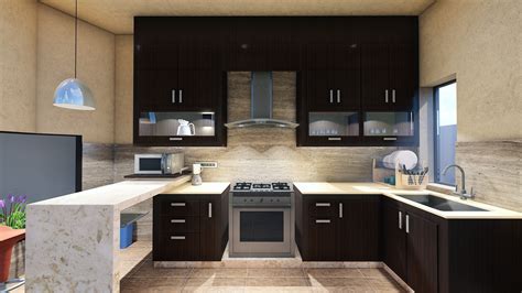 Modern Kitchen Rendering Lumion 12 Behance