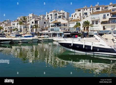 Exclusive yacht harbour of Puerto Banús Marbella Costa del Sol