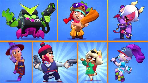 Brawl Stars All Winning Poses All Skins Poses De Vit Ria