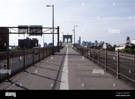 Architectural Detail Of The Brooklyn Bridge A Hybrid Cable Stayed