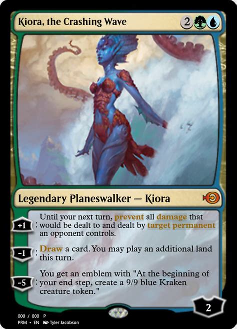 Kiora The Crashing Wave Magic The Gathering Mtg Cards