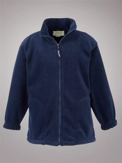 Navy blue school fleece jacket - Tekiria General Suppliers LTD