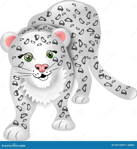 Snow Leopard Stock Illustration - Image: 42213299