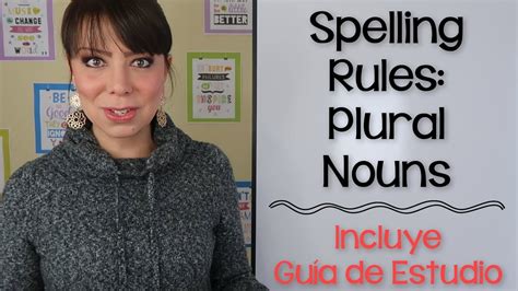 Reglas Del Plural En Ingl S C Mo Formar El Plural En Ingl S Youtube