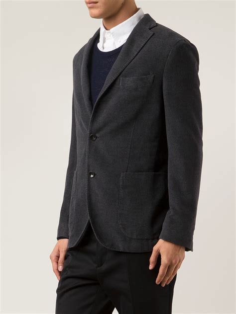 Boglioli Dover Blazer In Gray For Men Lyst