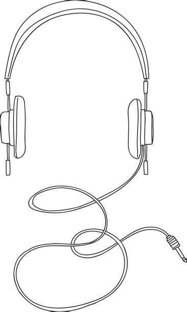 Headphone Wire Illustrations Royalty Free Vector Graphics And Clip Art